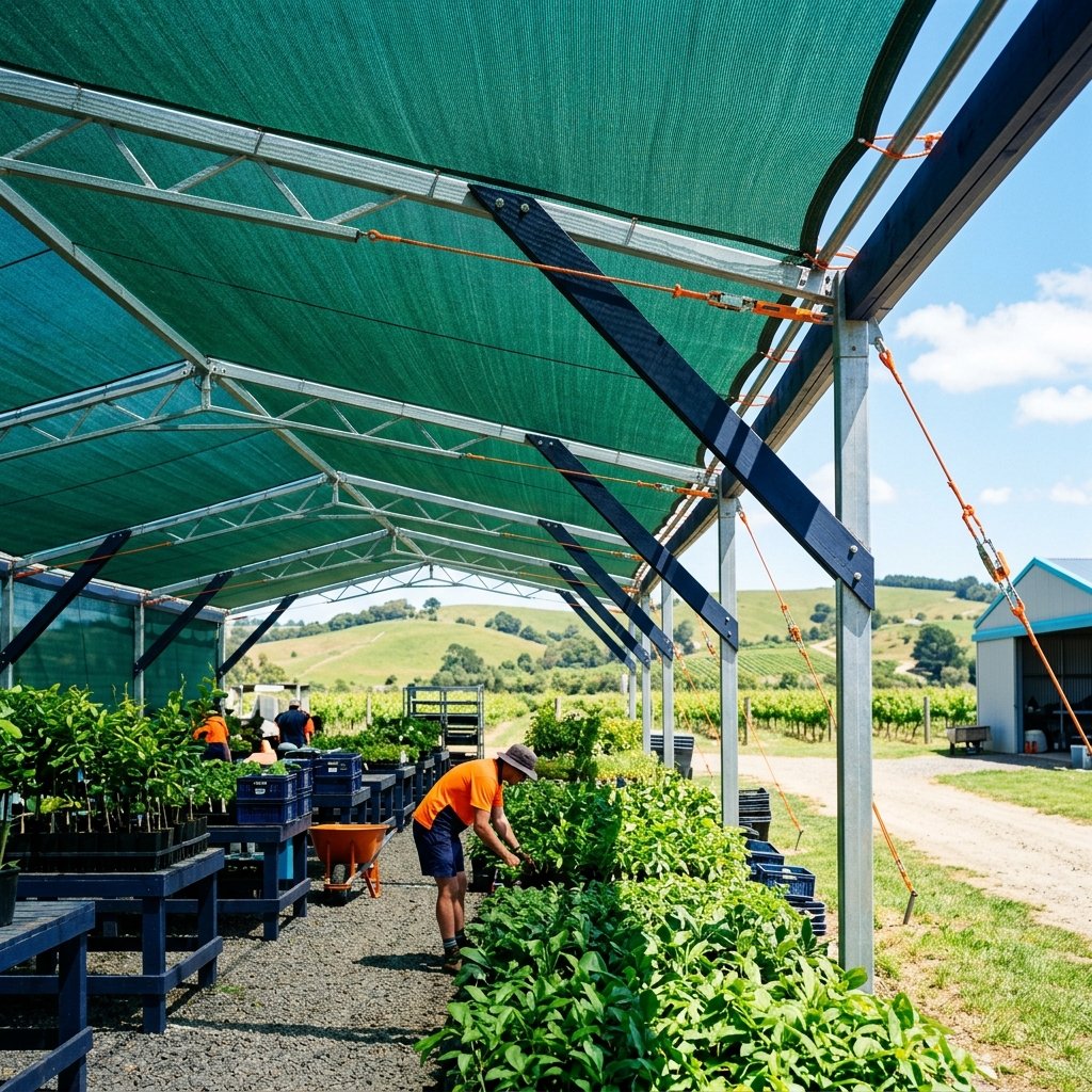 Shade Nets Installation 2