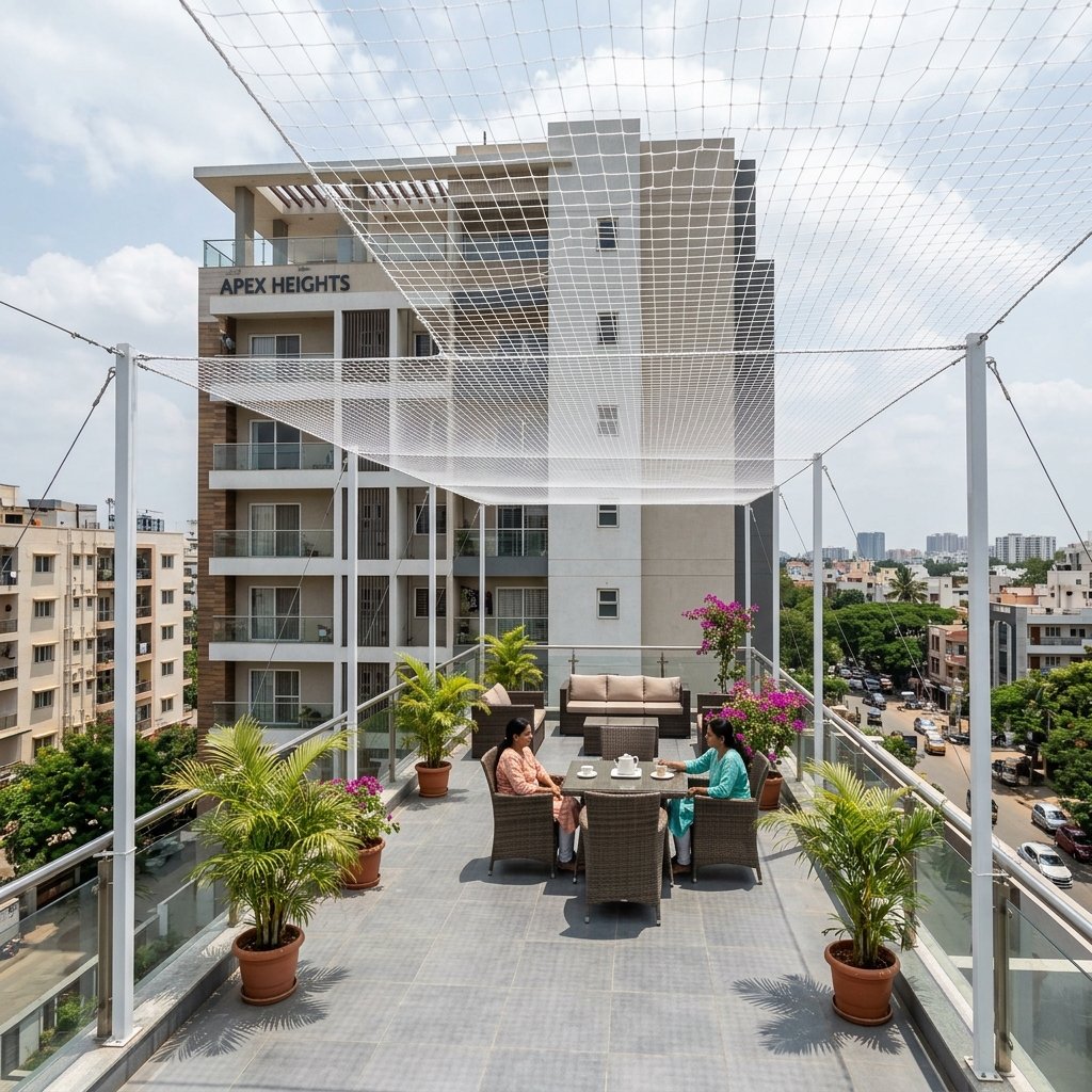 Terrace Safety Nets in Chennai